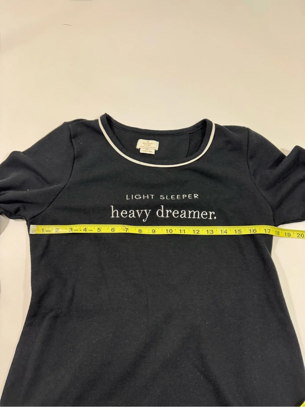 Kate Spade Light Sleeper Heavy Dreamer Sleep Shirt